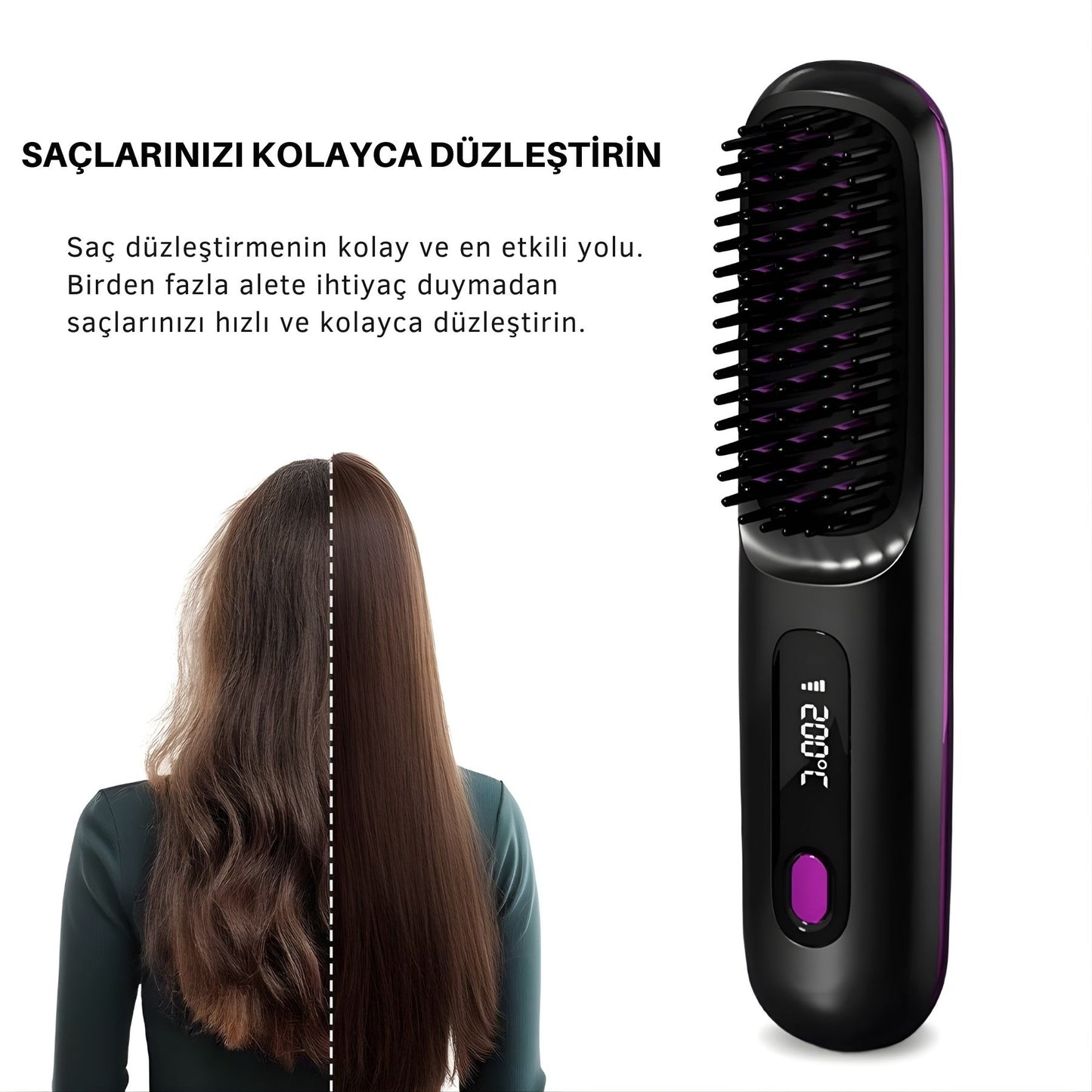 GoBrush Pro: Taşınabilir Saç Düzleştirici