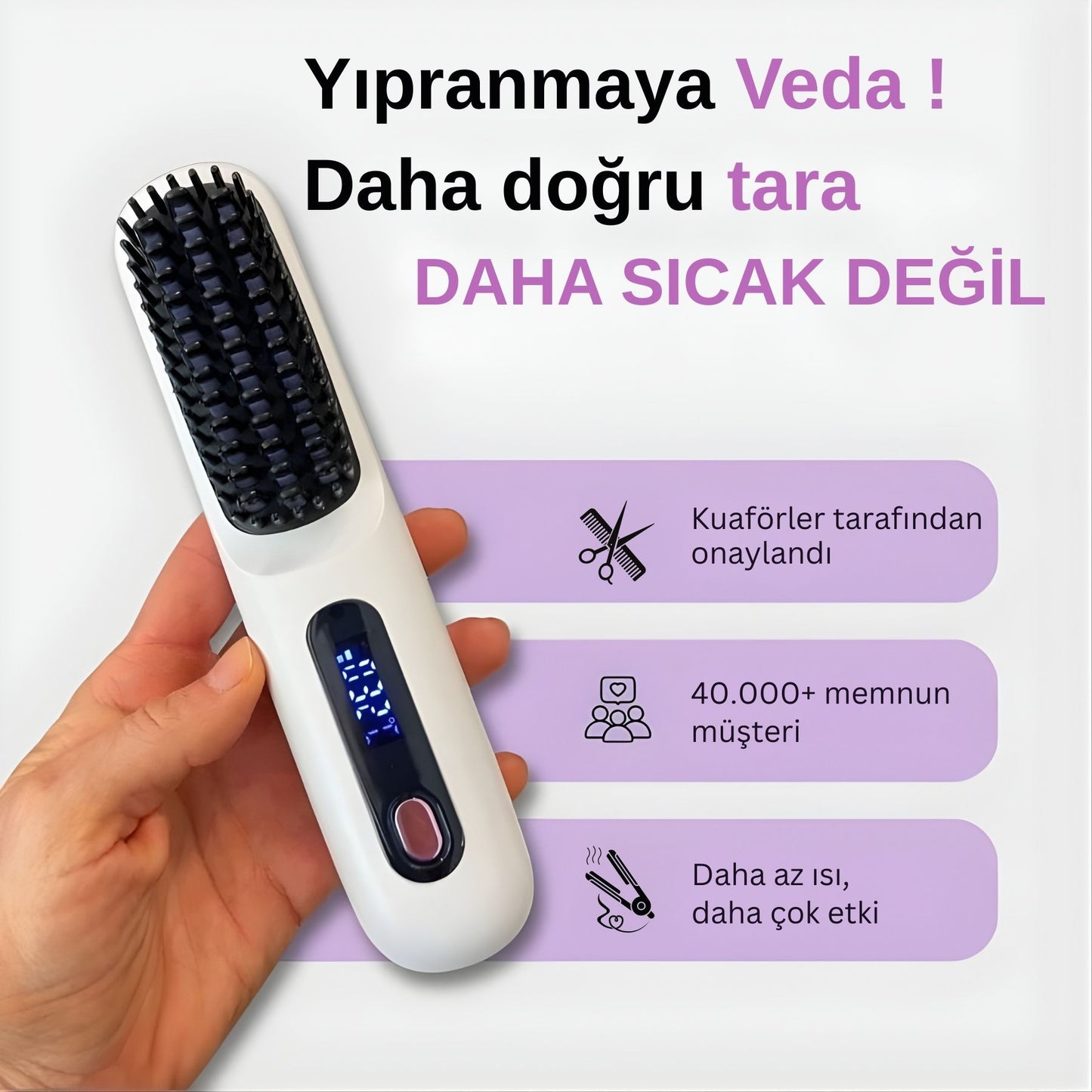 GoBrush Pro: Taşınabilir Saç Düzleştirici
